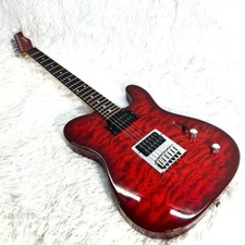 Usado, Guitarra elétrica Fernades Quilt Top Telecaster TE-380 vermelha usada comprar usado  Enviando para Brazil