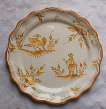Assiette faïence moustiers d'occasion  Honfleur
