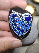 Herz mandala stein gebraucht kaufen  Friedrichshafen