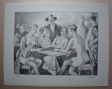 Lithographie partie cartes d'occasion  Schiltigheim