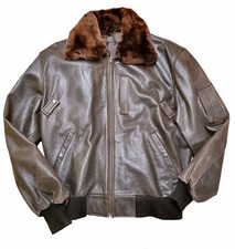 Blouson aviateur cuir d'occasion  Paris XV
