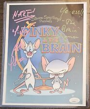 Foto de Pinky and The Brain 8x10 assinada por Rob Paulsen com NARF e Pinky... comprar usado  Enviando para Brazil