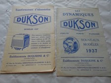 Vintage catalogue dukson d'occasion  Bais