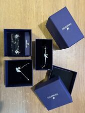 Swarovski swan necklace for sale  PONTEFRACT