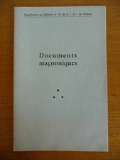 Documents maçonnique d'occasion  Langres