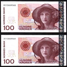 Unc consecutive norway usato  Roma