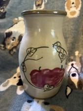 BBP Pottery Beaumont Brothers Crock , Vase Fruit And Green Leaves for sale  Athens