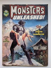 Revista de terror Monsters Unleashed 2 Mid Grade 1973 Boris Vallejo Frankenstein comprar usado  Enviando para Brazil
