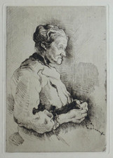 Gravure originale ancienne d'occasion  Paris XVIII