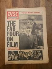 Disc Newspaper May 16th 1964 The Beatles  Fab Four On Film Cover comprar usado  Enviando para Brazil