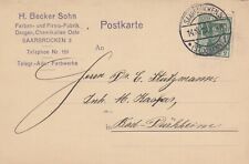 Saarbrücken postkarte 1915 gebraucht kaufen  Leipzig