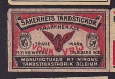 Antique match tag d'occasion  Expédié en Belgium