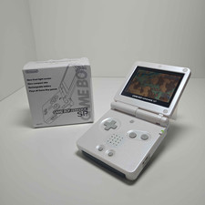 Nintendo Game Boy Advance SP - Pure Pearl White Snow AGS-101 restaurado mais brilhante comprar usado  Enviando para Brazil