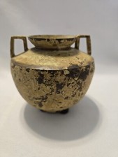 Pote decorativo rústico alças exclusivas 4,5” X 4,5” pátina metal vintage comprar usado  Enviando para Brazil