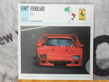 Fiche ferrari f40 d'occasion  Le Grand-Lucé