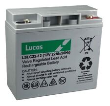 Lucas 12v 22ah for sale  MANCHESTER