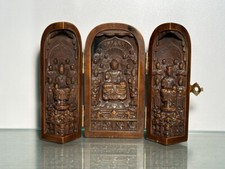 A Antiga Coleção de Escultura em Buxo Delicate Dover Três Nichos de Buda Abertos comprar usado  Enviando para Brazil