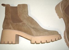 Novas Botas Femininas 11 Couro Marrom Camurça Dolce Vita Plataforma no Tornozelo Halina Ankl Lugg comprar usado  Enviando para Brazil