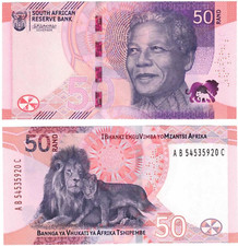 Afrique Du SUD SOUTH AFRICA Billet 50 RAND 2023 Lion NELSON MANDELA NEUF UNC segunda mano  Embacar hacia Mexico
