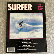 Surfer magazine november for sale  Del Mar