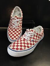 Tênis quadriculado VANS VERMELHO BRANCO LOW TOP tamanho 8.5 comprar usado  Enviando para Brazil