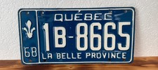 Plaque immatriculation québec d'occasion  Templeuve