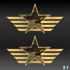 2 Sticker Adesivi STELLA MILITARE CAMOUFLAGE Auto Moto Pickup Cofano Jeep 4x4 na sprzedaż  Wysyłka do Poland