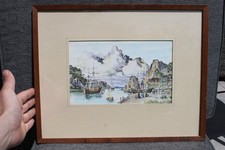 Tableau aquarelle roche d'occasion  Vern-sur-Seiche