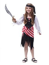 Costume pirata piratessa usato  Italia
