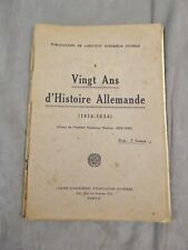 Ans histoire allemande d'occasion  Pézilla-la-Rivière