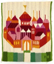 Vintage swedish textile for sale  GRANTHAM