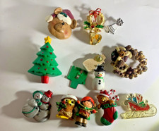 Vintage christmasbrooch lot for sale  Danville