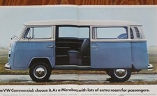 1972 Volkswagen VW Bus T2 Prospekt brochure n T1 T3 Käfer Golf Polo Karmann comprar usado  Enviando para Brazil