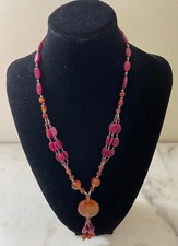 Collana vintage pietre usato  Roma