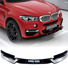 Przedni spojler warga czarny połysk do BMW X6 F16 M Sport 2014-2019 na sprzedaż  Wysyłka do Poland