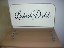 Blechschild werbelogo lisbeth gebraucht kaufen  Albstadt
