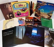 Prog Rock 12 Vinyl LP Lot Genesis Yes PFM Gentle Giant King Crimson Banco FM comprar usado  Enviando para Brazil