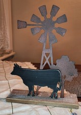 Rustic cow windmill for sale  Shawnee