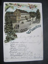 Schmücke litho ansichtskarte gebraucht kaufen  Marktredwitz