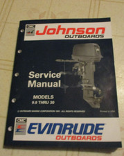 Usado, 1992 Johnson Evinrude 9.9 10 14 15 20 25 28 30 35 manual de serviço de popa 508142 comprar usado  Enviando para Brazil