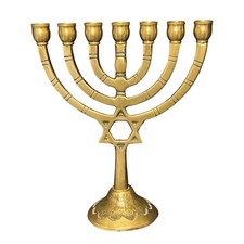 Vintage brass menorah for sale  CWMBRAN