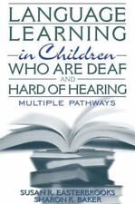 Language Learning in Children Who Are Deaf and Hard of Hearing: Multiple..., usado comprar usado  Enviando para Brazil