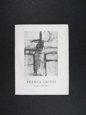 Franca ghitti incisioni usato  Milano