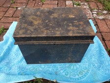 Steel box trunk for sale  HENFIELD