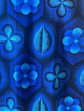 Vintage 1970s barkcloth for sale  BRISTOL