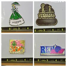 Ímãs de geladeira MS NV MI NE OH OK OU NY State que você escolher comprar usado  Enviando para Brazil