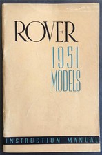 Rover 1951 models for sale  LEICESTER