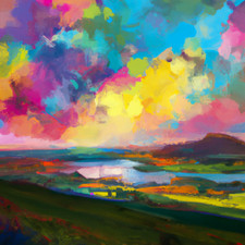 Original landscape painting for sale  BROADWAY