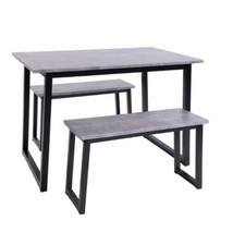 Concrete effect dining for sale  WATFORD