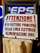 Tabella insegna smaltata usato  Torino